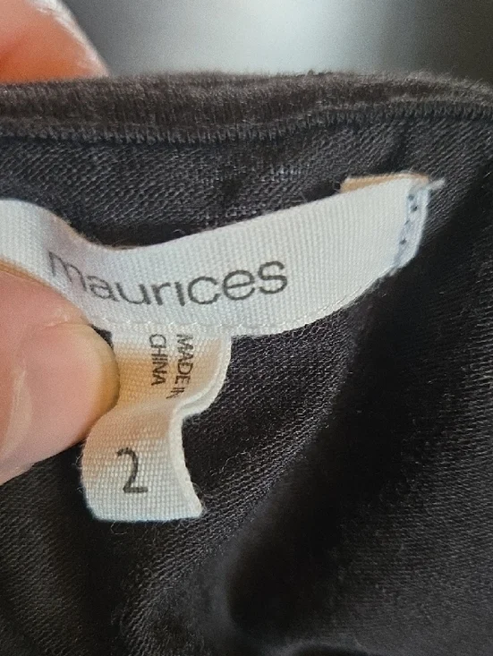 Maurices Black Short Sleeve Tee with Moon Phase Graphic - Picture 3 of 5